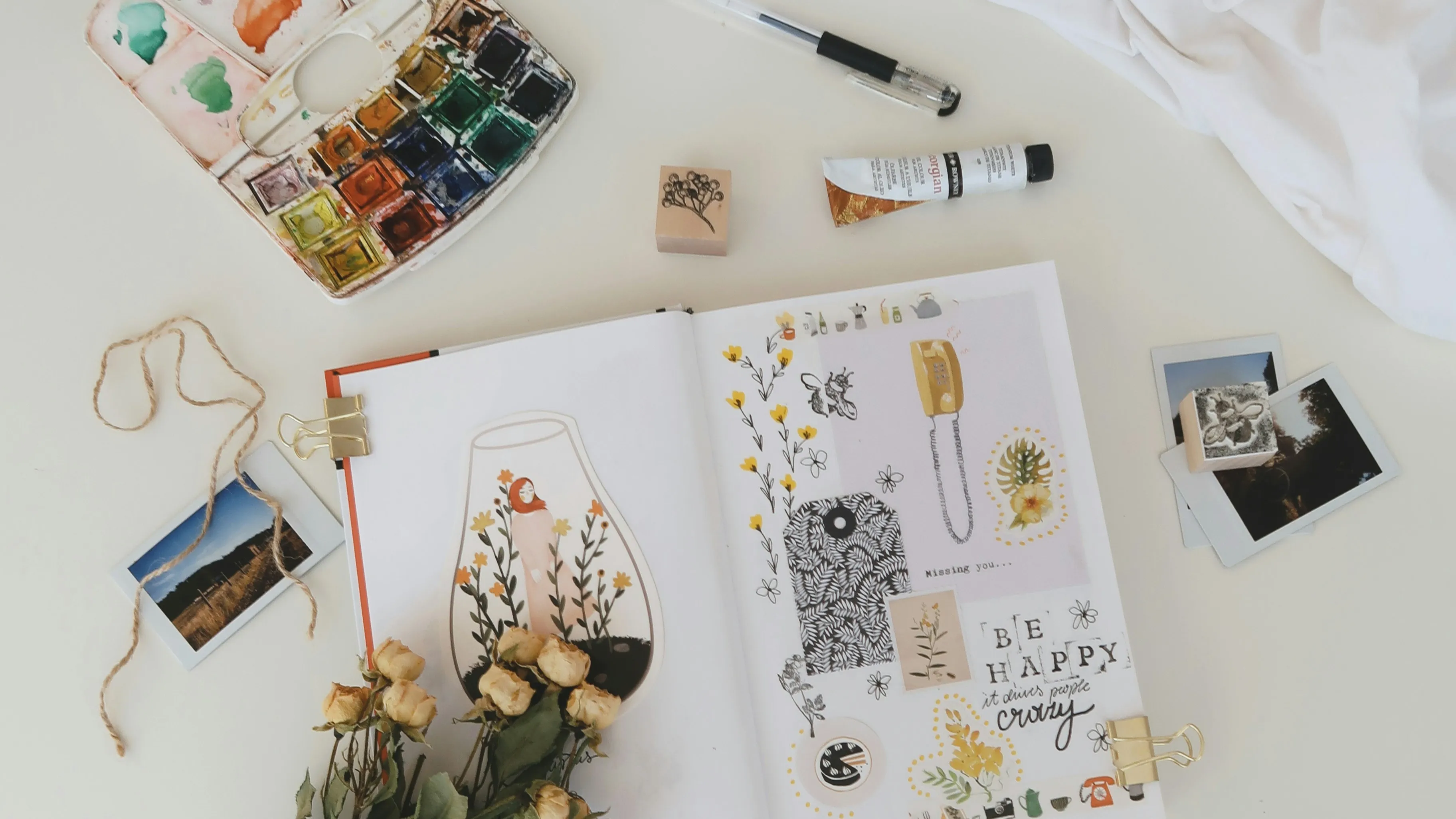 Overcoming the Blank Page - 80+ Art Journal Prompts